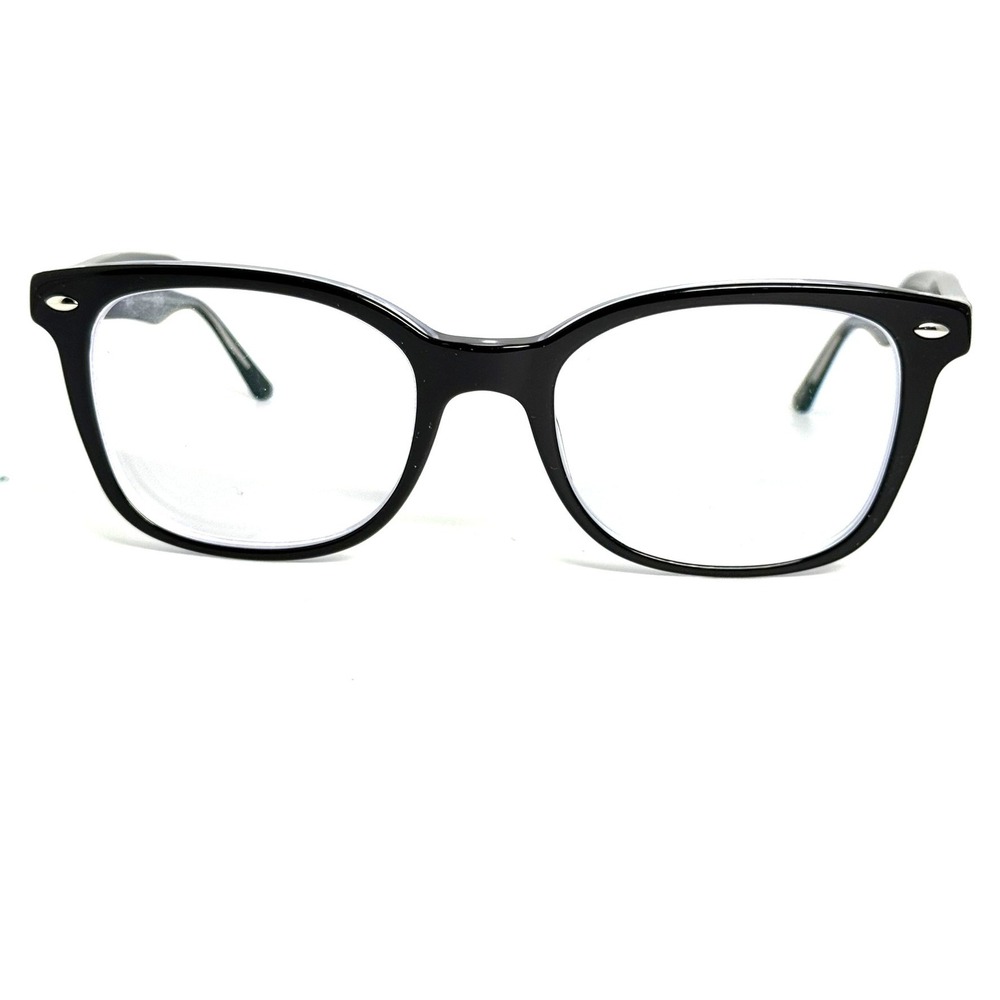 Ray-Ban RB 5285 2034 Black Clear Square Eyeglass Frames 53-19-145 24545